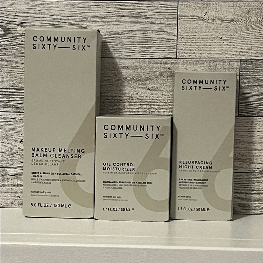 Community Sixty-Six Skincare Trio